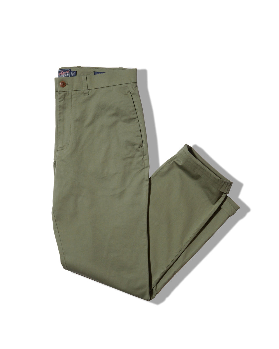 Thompson Flex Stretch Chino (Relaxed Fit) - Olivine – Grayers