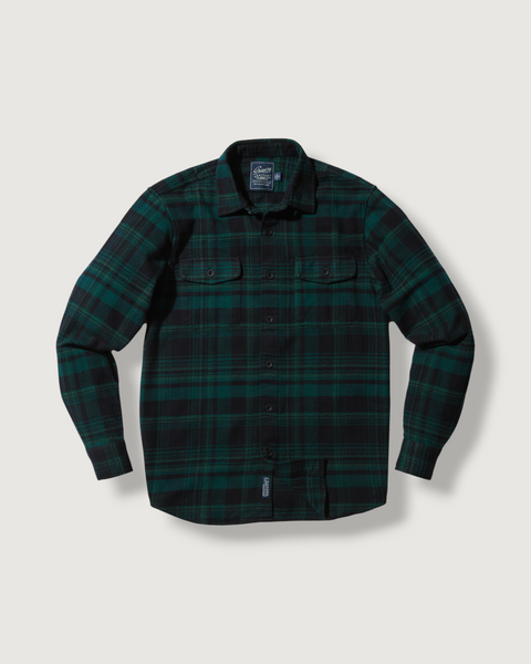 Herringbone Heritage Flannel - Sycamore Green – Grayers