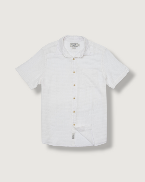 【オフホワイト（15）】CANTY DOSSY SHORT SLEEVE SHIRT Canty Mesh Short Sleeve Shirt