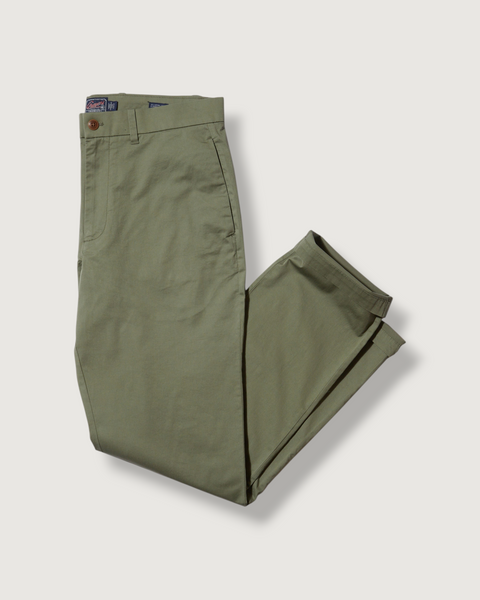 Thompson Flex Stretch Chino (Relaxed Fit) - Olivine – Grayers
