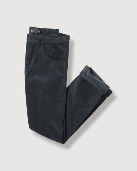 Burlington 5 Pocket Stretch Corduroy - Slate Gray – Grayers