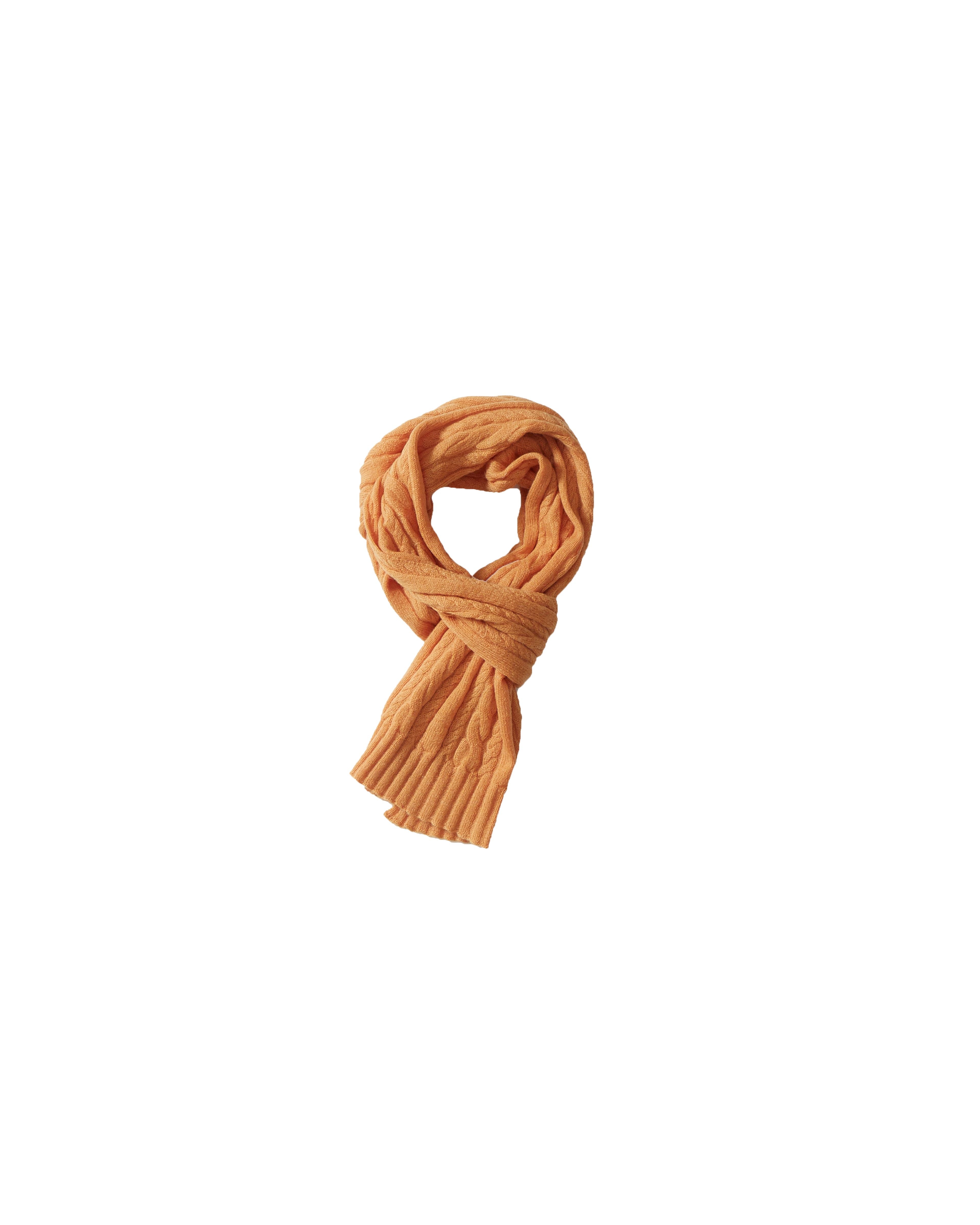 Yarmouth Cable Scarf Yellow Mustard – Grayers