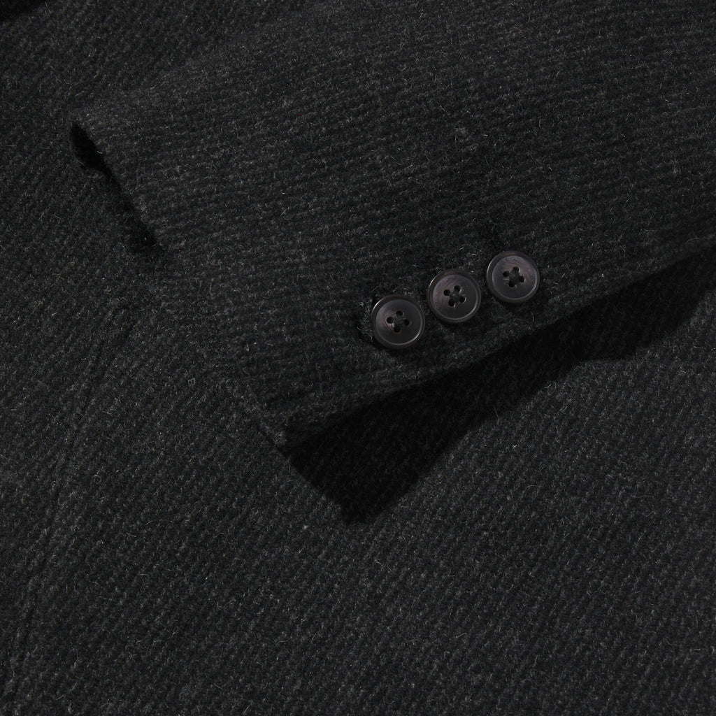 Hutton Wool Twill Sport Coat - Charcoal – Grayers