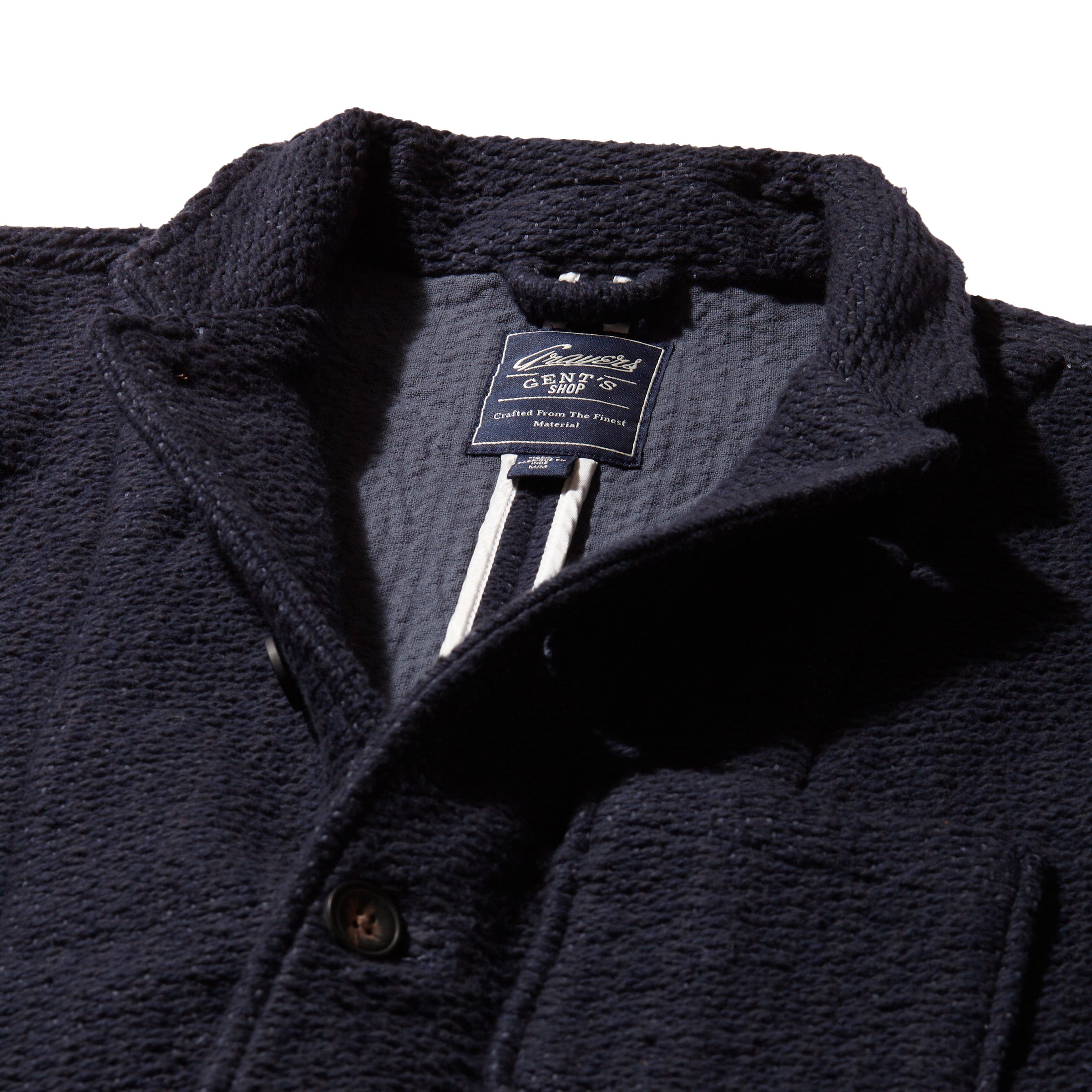 Rope Weave Artisanal Jacket - Navy – Grayers