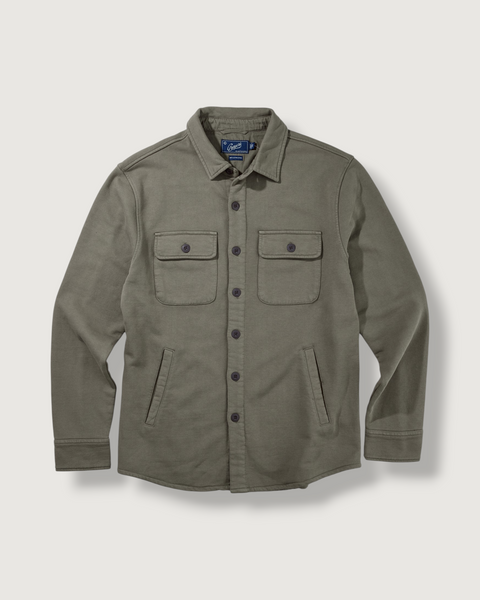 Defender Terry CPO Jacket - Faded Olive – Grayers