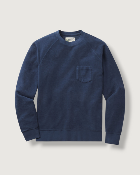Dunlop Reverse Fleece Crew Neck - Dark Blue – Grayers