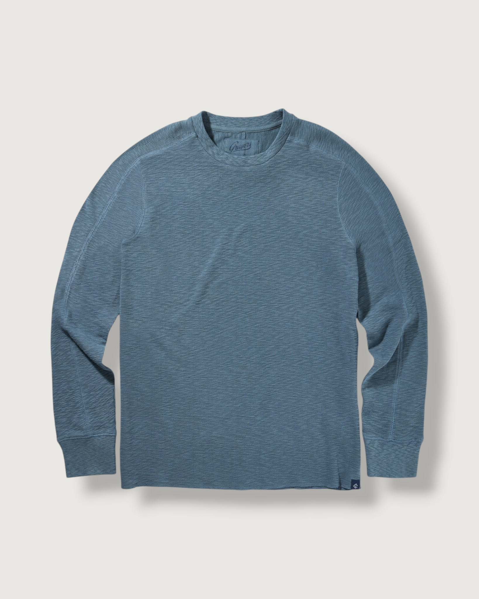Clint Waffle Cotton Crew - Trooper – Grayers