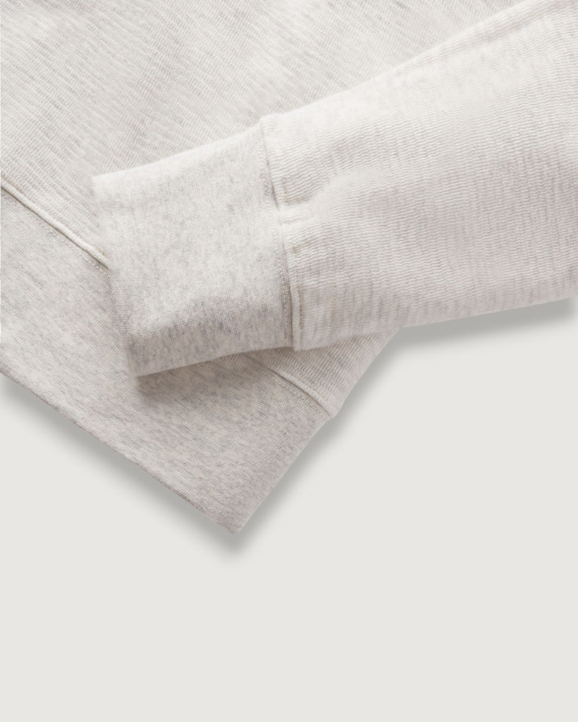 New Windsor Double Cloth 1/4 Zip Mock - Oatmeal Heather – Grayers