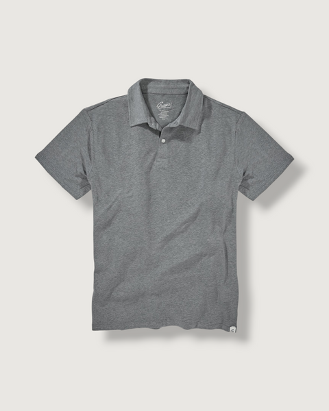 Positano Linen Blend Polo - Sedona Gray – Grayers