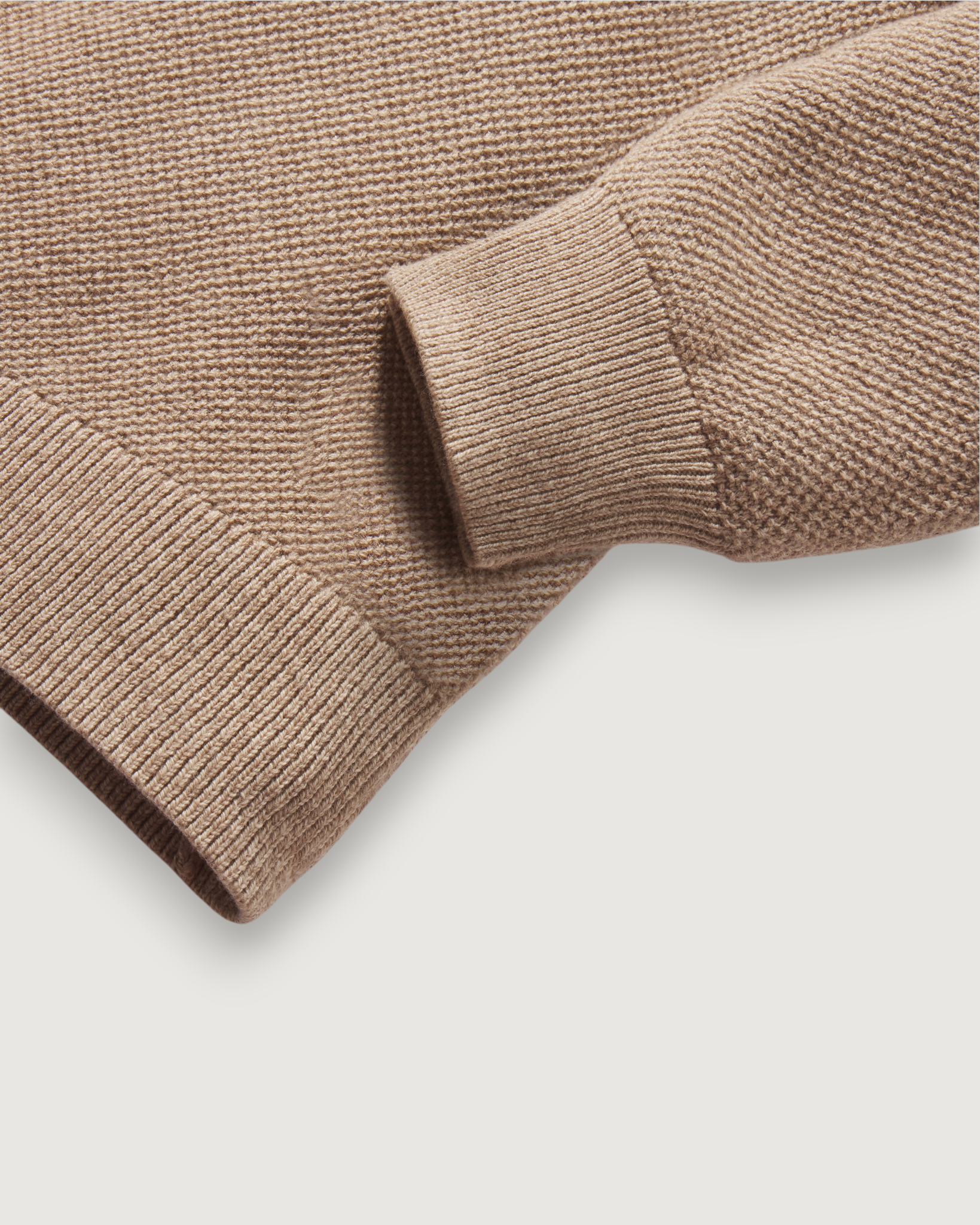 Ernest Cotton Cashmere Crew - Oatmeal – Grayers