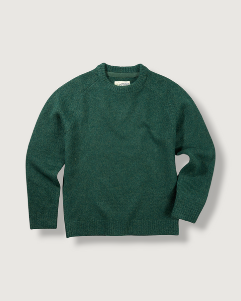 Collegiate Sweater Crew - Bottle Green – Grayers