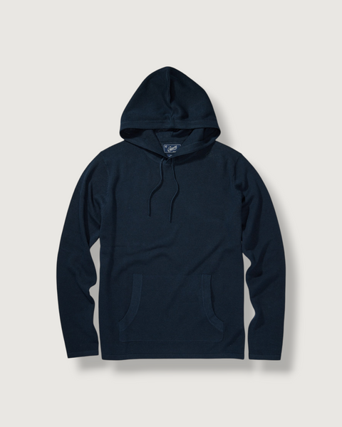 Linen Sweater Beach Hoodie - Navy – Grayers