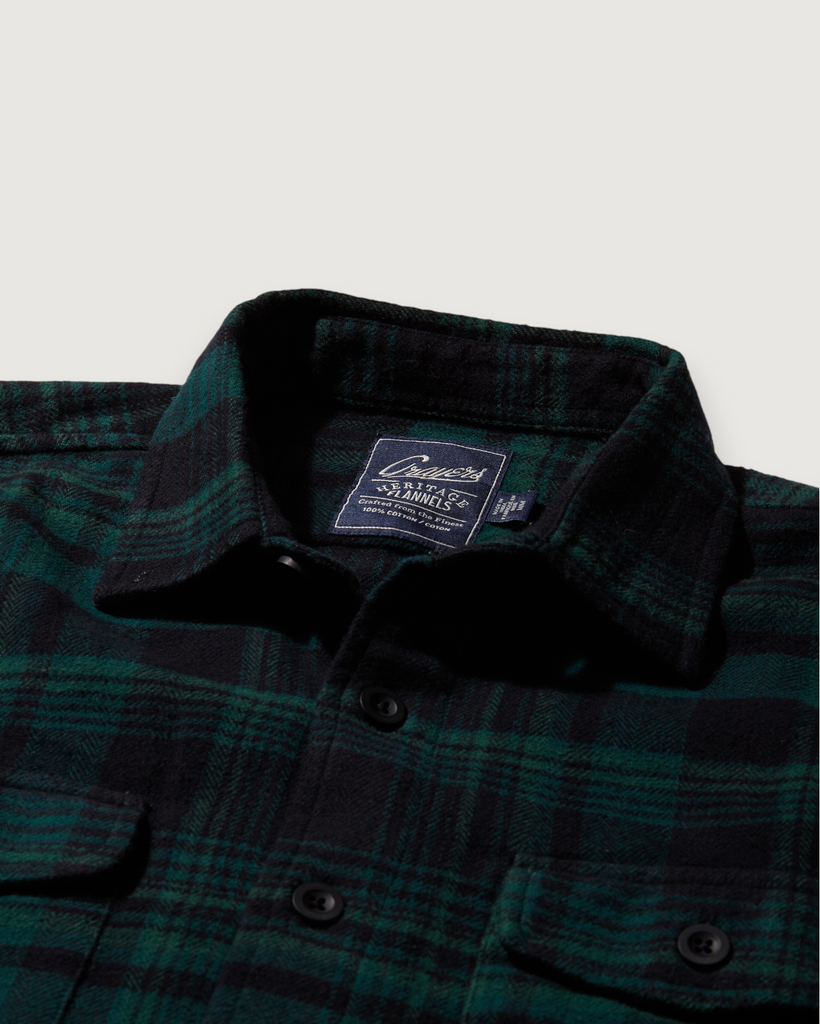 Herringbone Heritage Flannel - Sycamore Green – Grayers