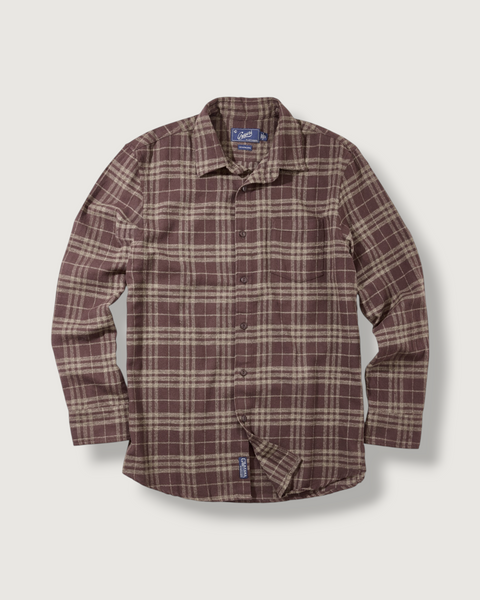 Jaspe Midweight Flannel - Brown Khaki – Grayers