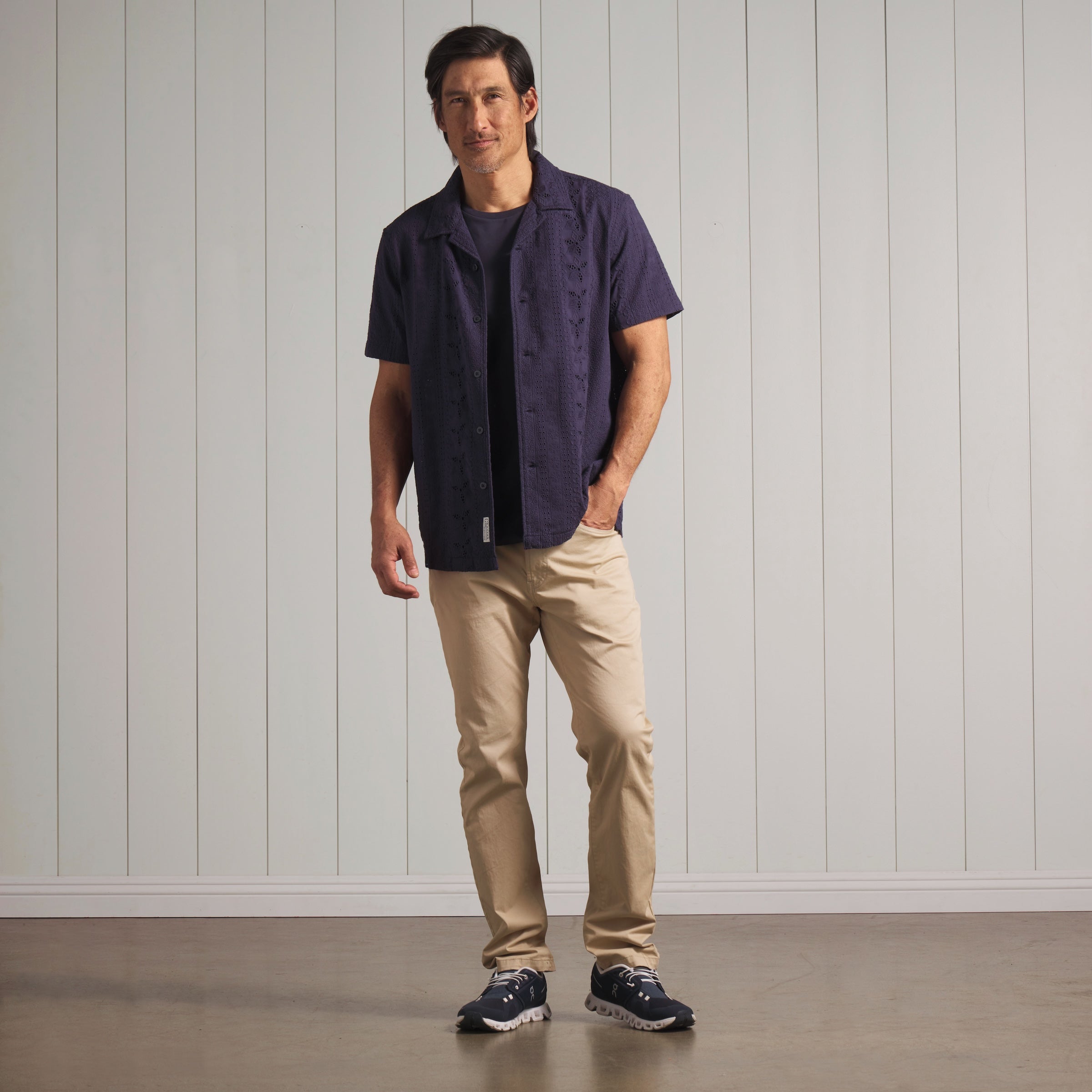 Grayers The Resort Embroidered Shirt - Graphite Grayers The Resort Embroidered Shirt - Graphite