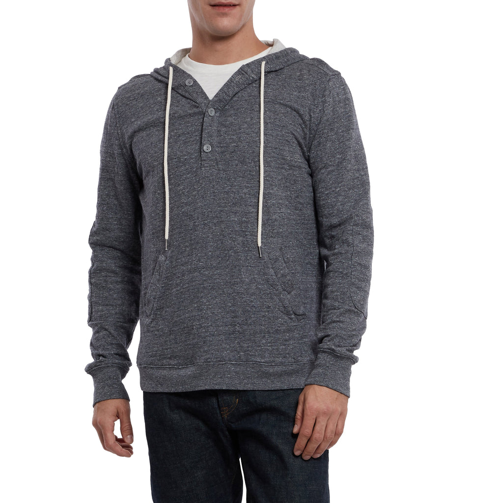 Blake Double Cloth Hoodie - Charcoal Marl-Grayers