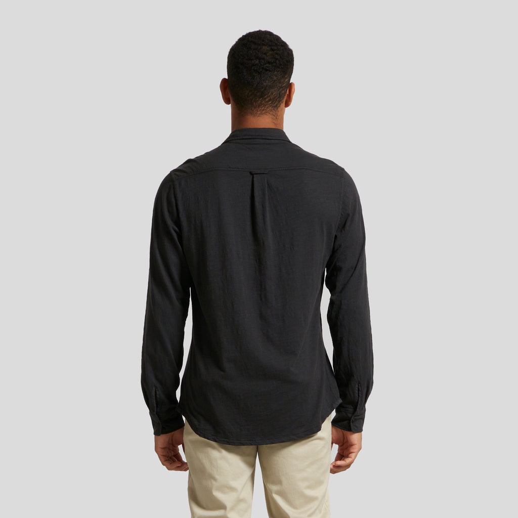 Flex Everyday Knit Shirt - Washed Black – Grayers