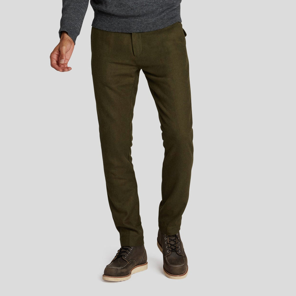 Norfolk Wool Trouser - Dusty Olive – Grayers