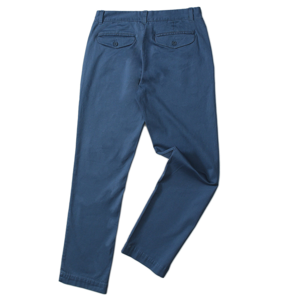 Newport Stretch Modern Fit Chino - Med Blue – Grayers