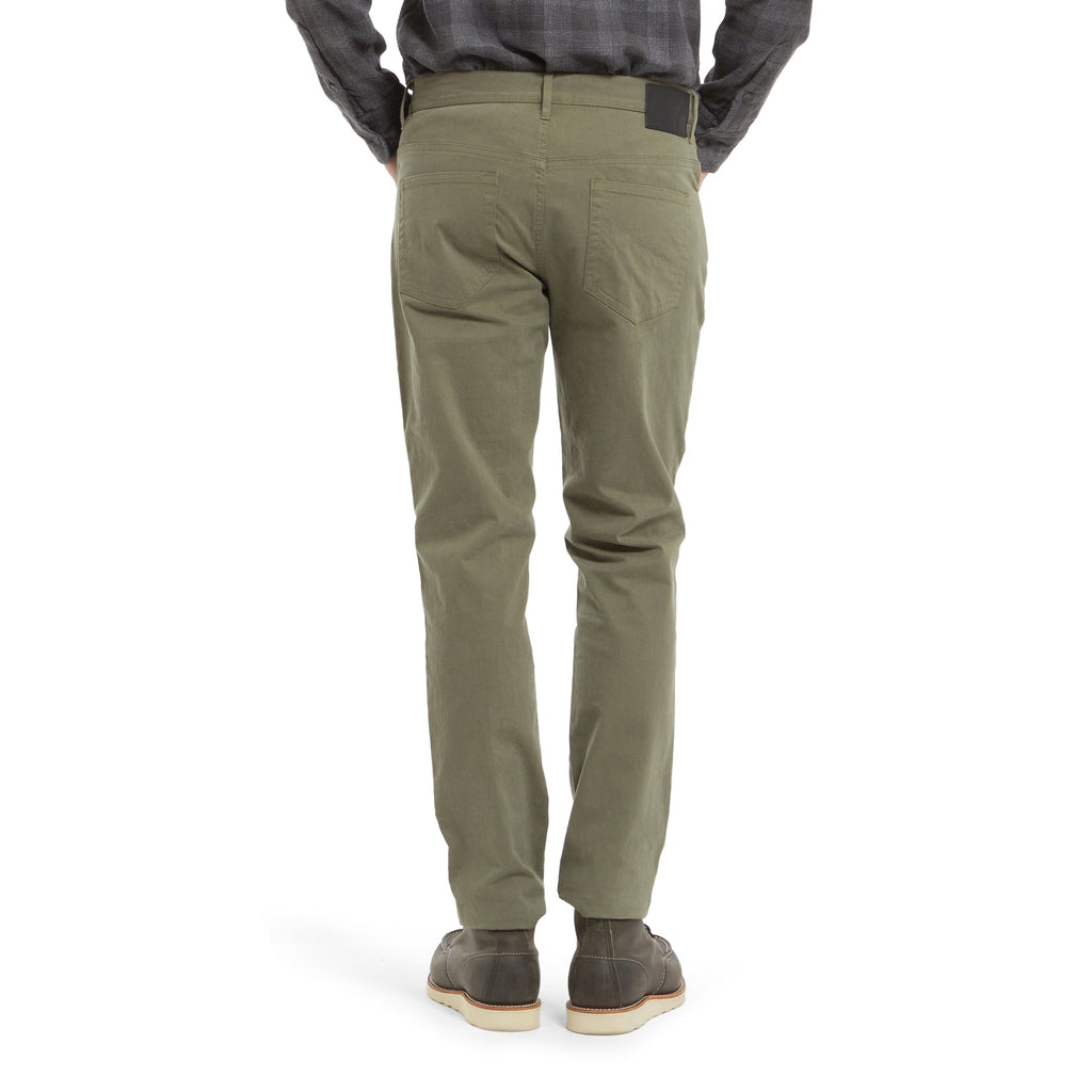 Carnaby Stretch Double Weave 5 Pocket Pant - Dusty Olive – Grayers