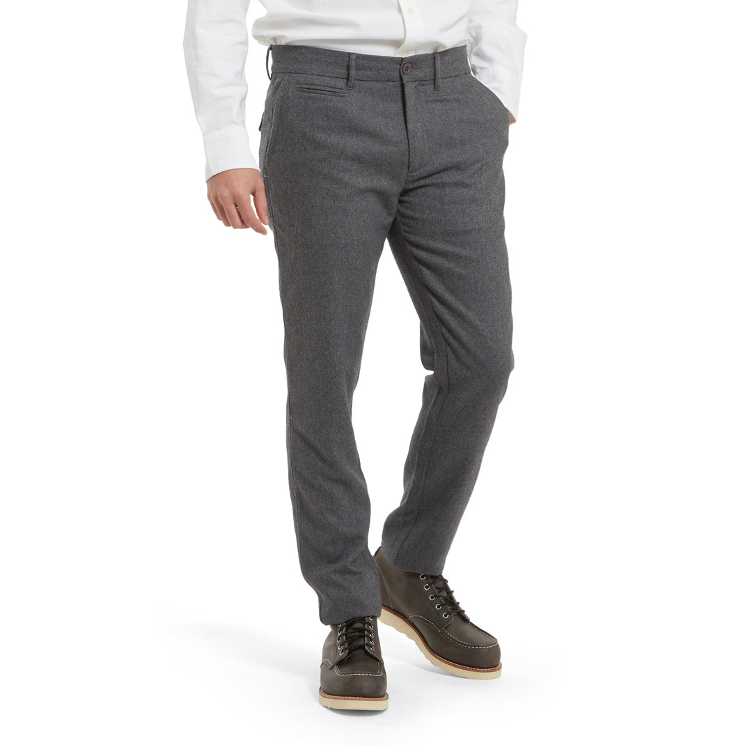Grayers Slim Fit Wool Flannel Pants - Gray – Grayers