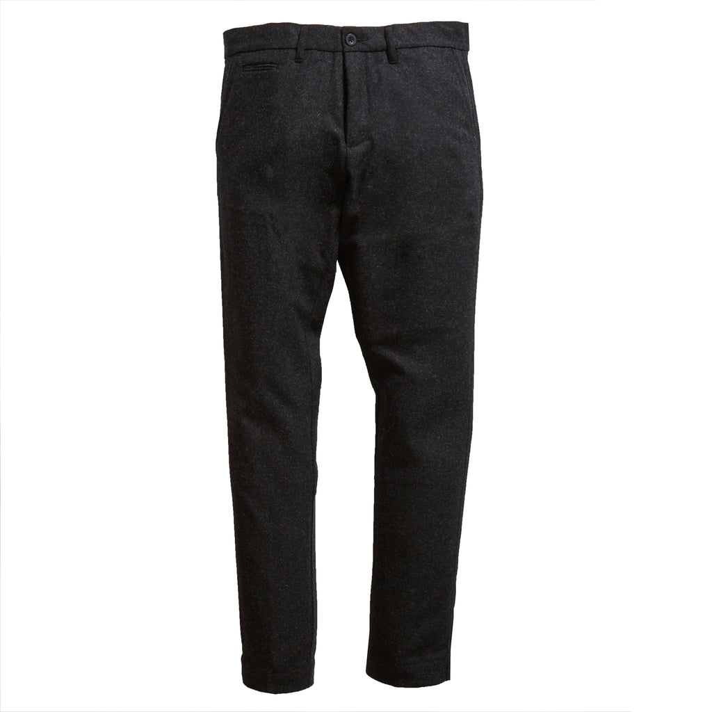 Matheson Heavy Twill Stretch Wool Pants (Slim fit) - Charcoal – Grayers