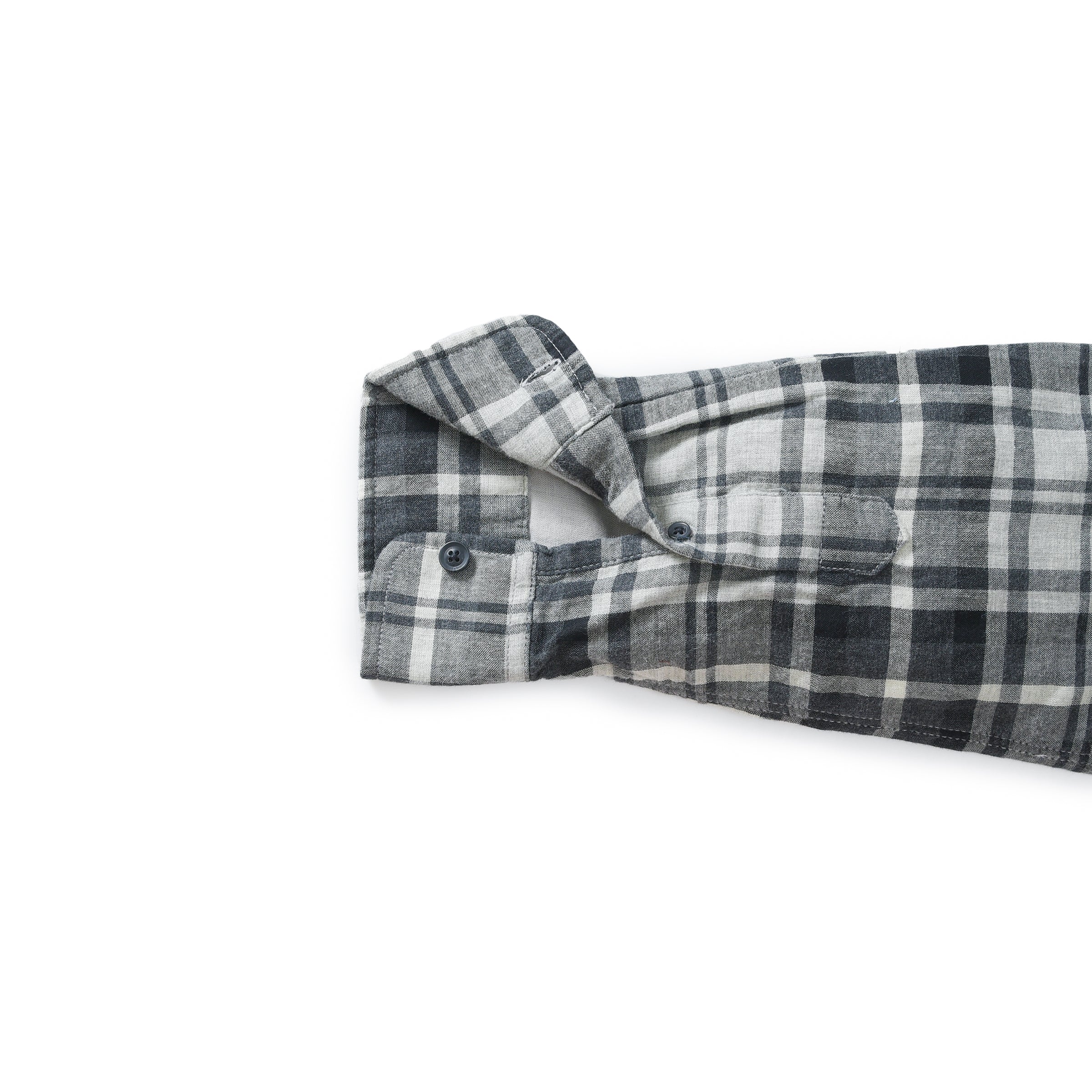 Heath Double Cloth - Charcoal Gray Plaid (Final Sale) – Grayers