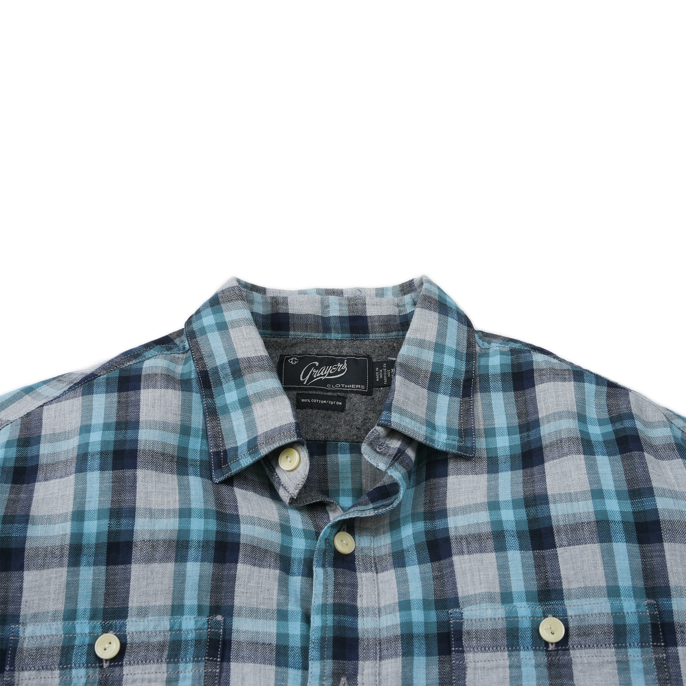 Trevor Lightweight Slub Twill - Seafoam Gray-Grayers