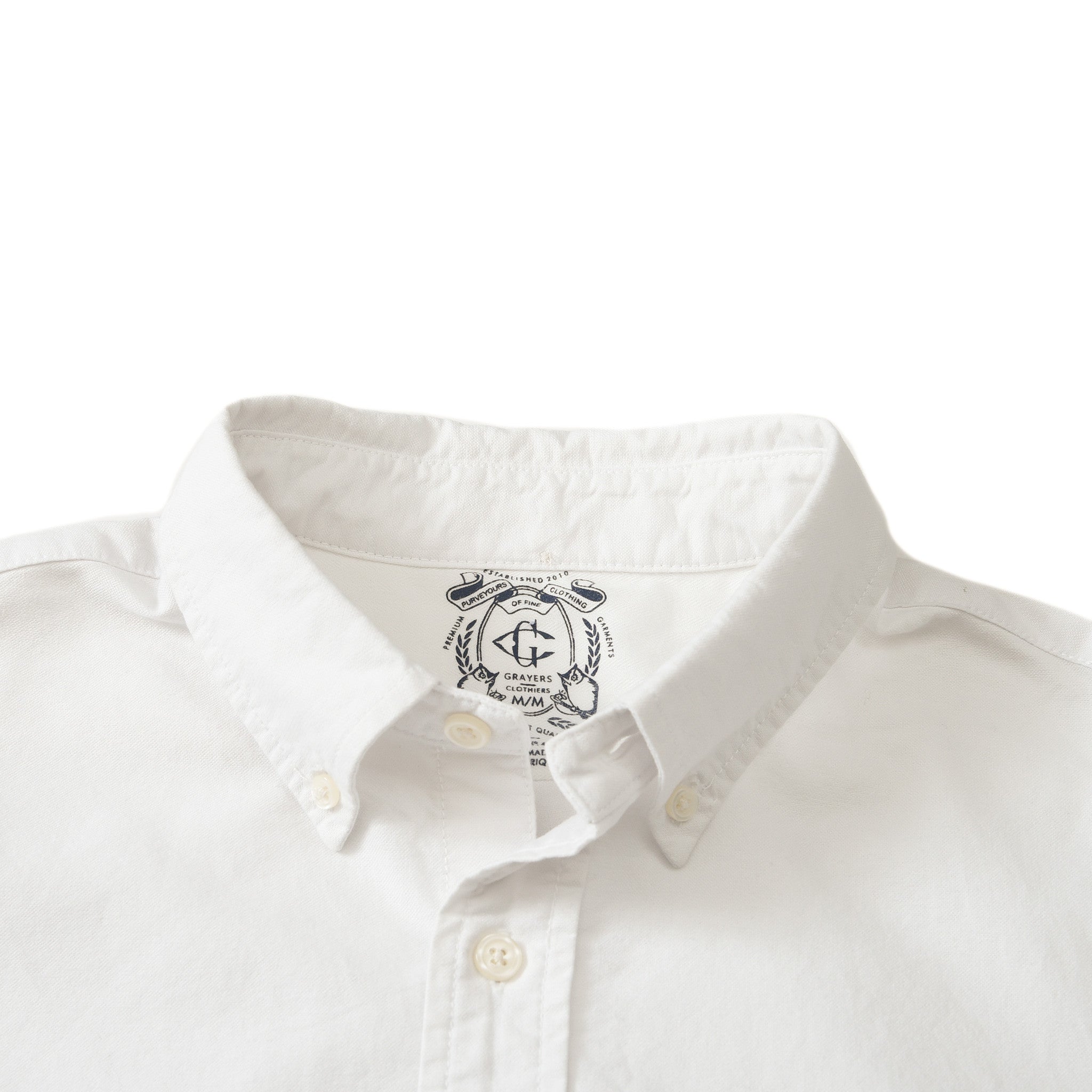 The White Oxford Button Down-Grayers