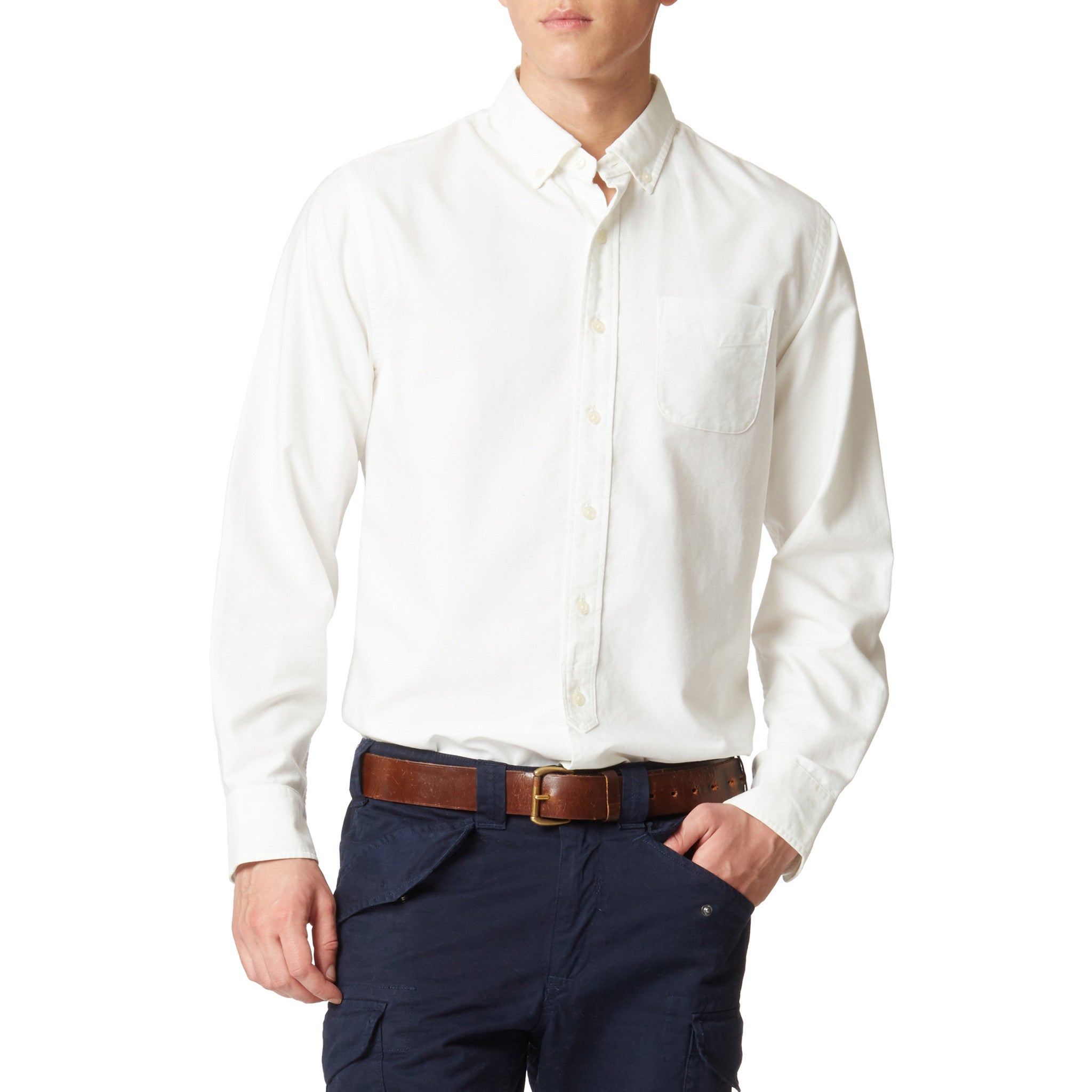 The White Oxford Button Down-Grayers