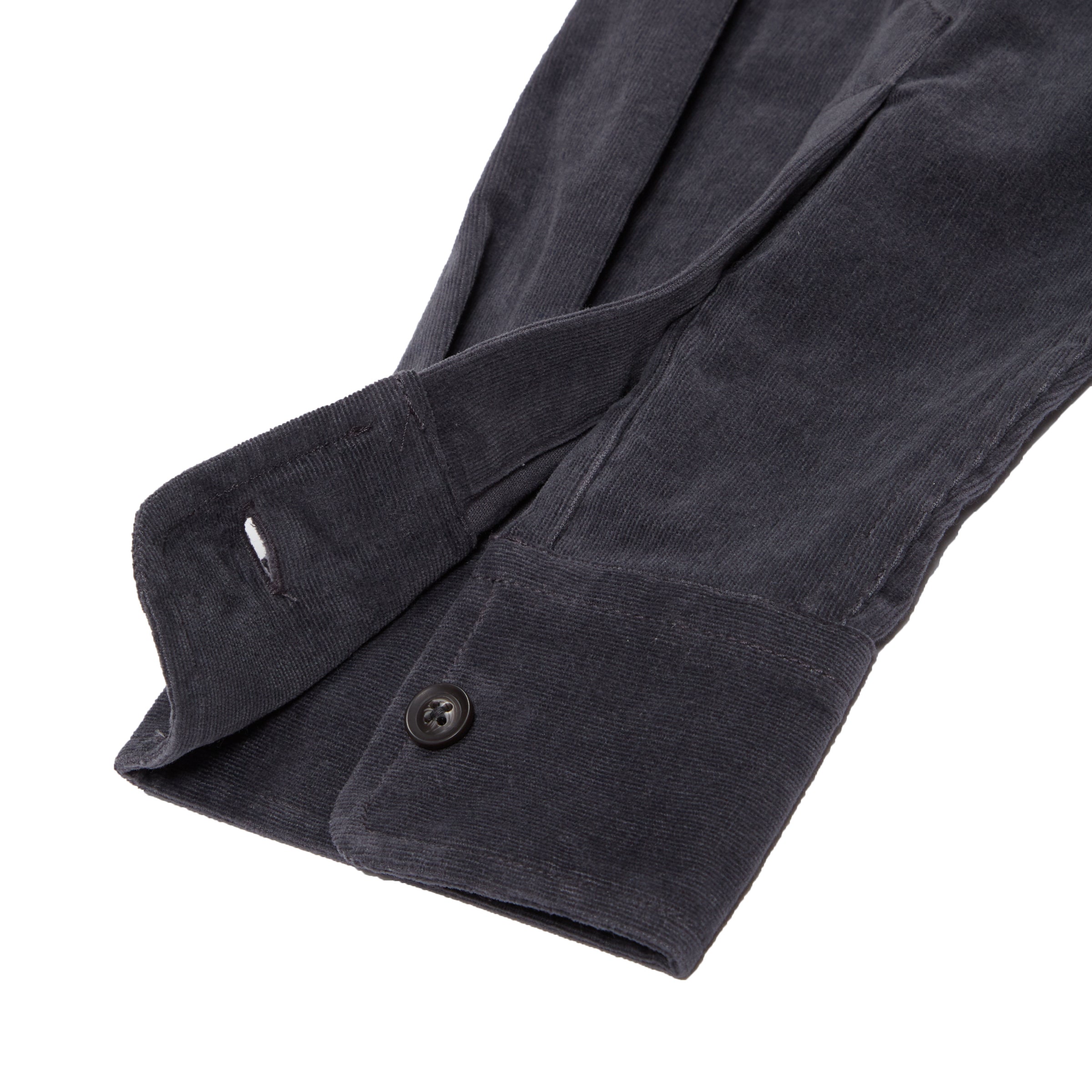 Sutherland Stretch Corduroy Shirt - Pewter-Grayers