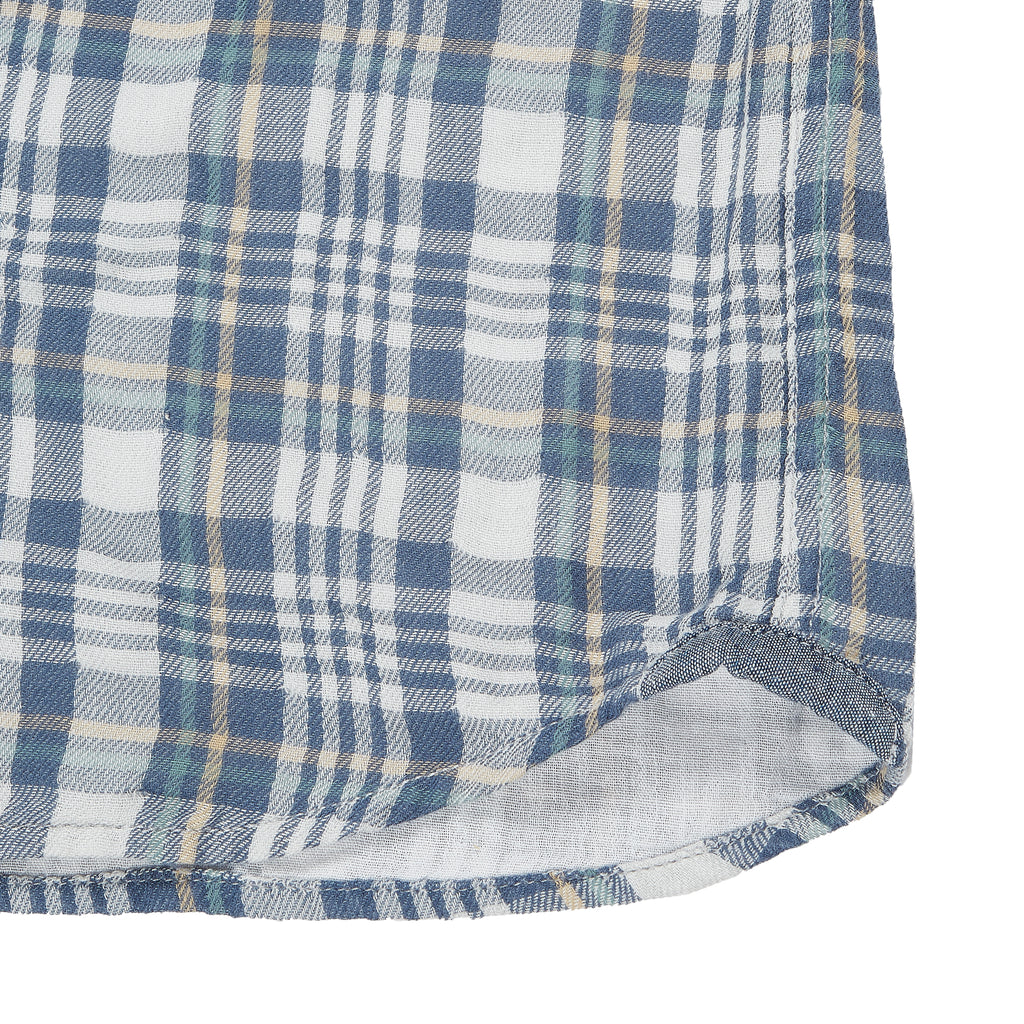 Abercorn Double Cloth Shirt - Blue Gray Plaid-Grayers